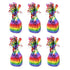 Rainbow Foil Balloon Weights 6pk - Party Owls