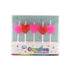 Red & Pink Hearts Small Pick Candles 5pk - Party Owls