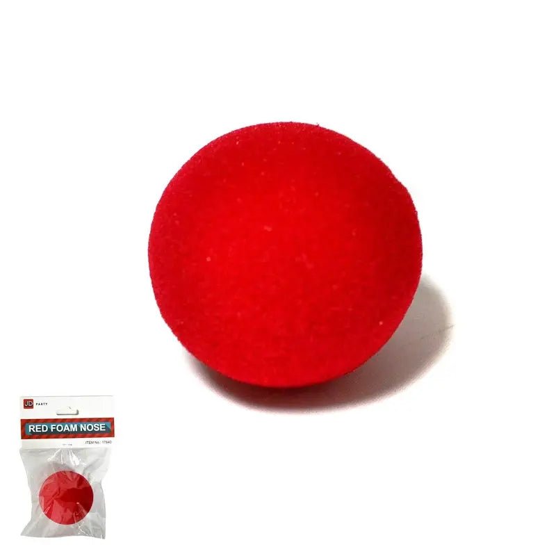 Red Soft Foam Clown Nose Magic Circus Party Accessories - Party Owls