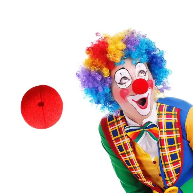 Red Soft Foam Clown Nose Magic Circus Party Accessories - Party Owls