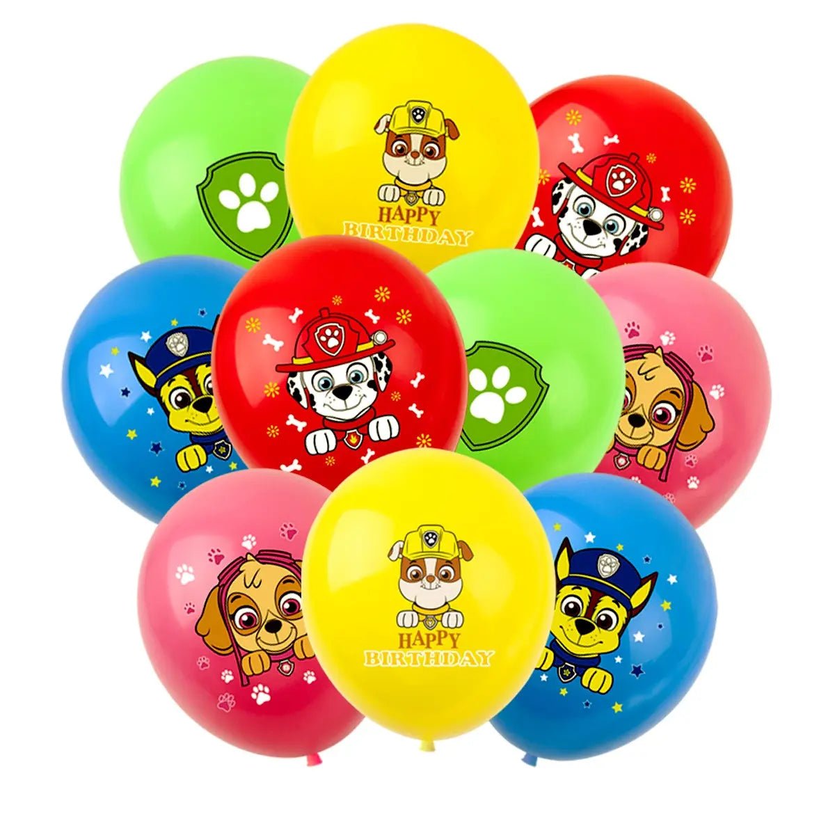 Rescue Hero Pups Latex Balloons 30cm (12") 10pcs - Party Owls