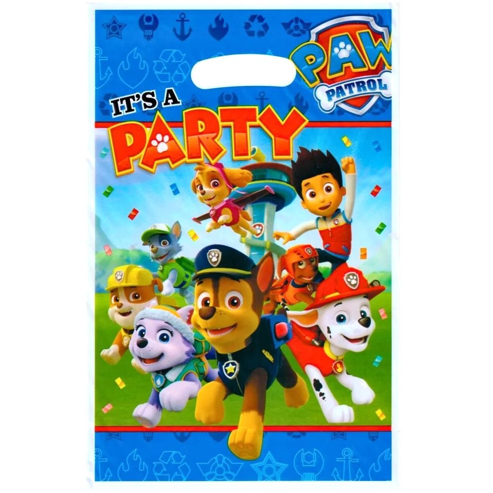 Rescue Hero Pups Plastic Party Bags 10pcs - Party Owls