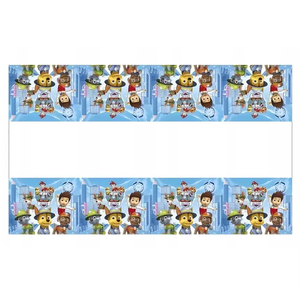 Rescue Hero Pups Plastic Table Cover 180cm x 108cm - Party Owls