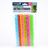 Reusable Retro Stripe Plastic Drinking Straws 20cm 20pcs - Party Owls