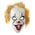 Scary Clown Mask (Orange Hair) Halloween Accessories - Party Owls