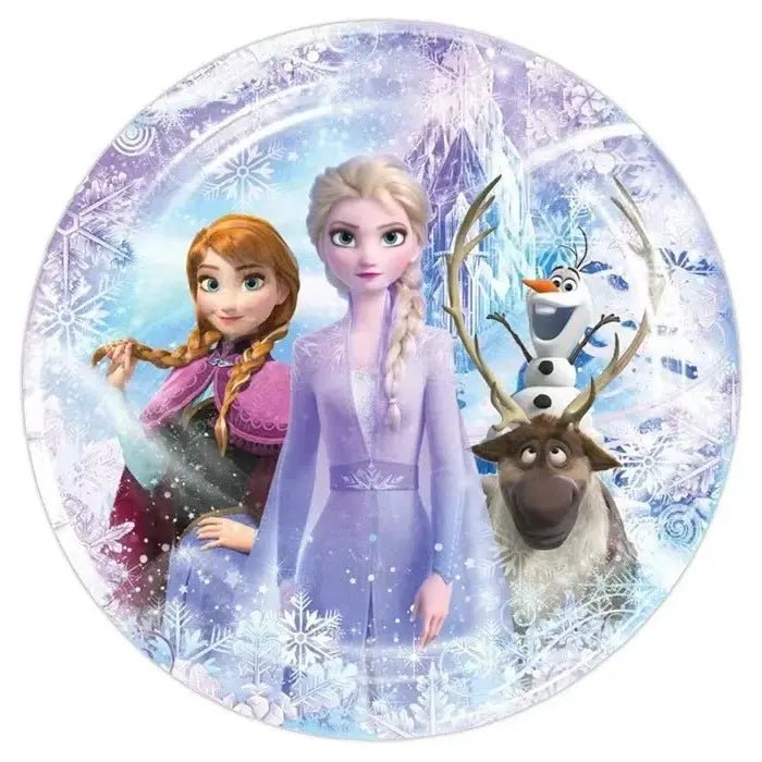 Snow Queen Large Paper Plates 23cm (9") 10pcs - Party Owls