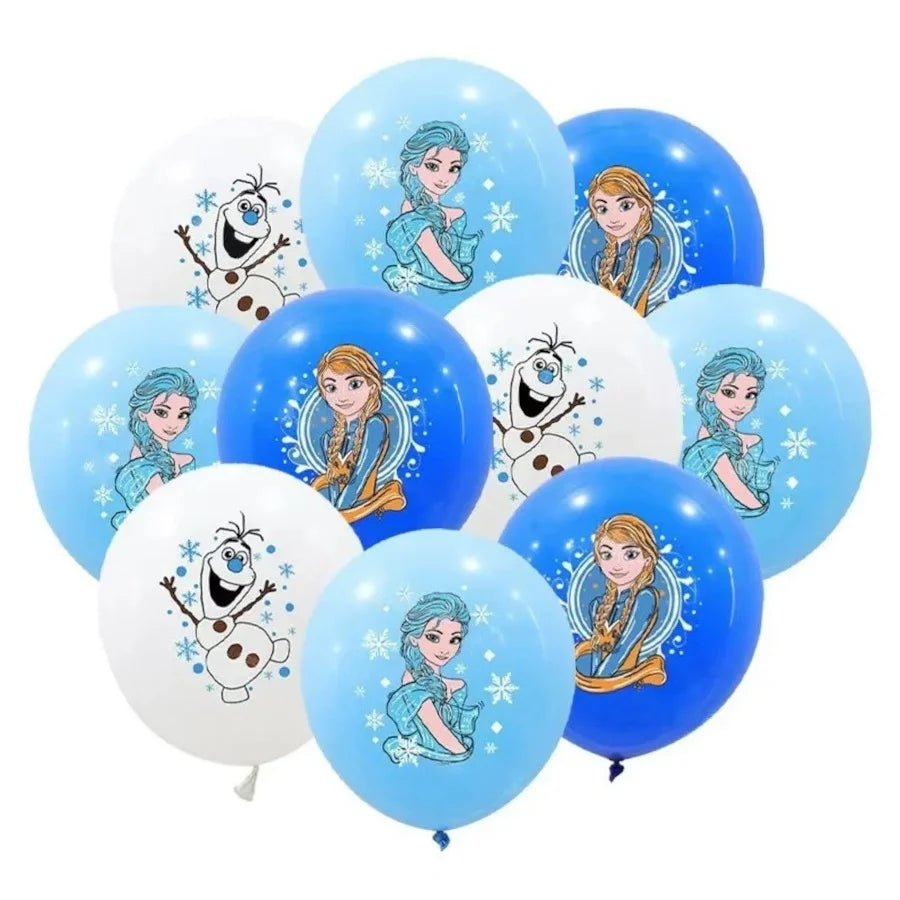 Snow Queen Latex Balloons 30cm (12") 15pcs - Party Owls