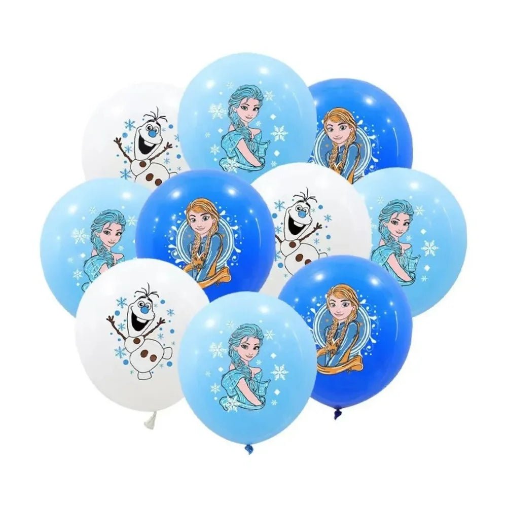 Snow Queen Latex Balloons 30cm (12") 15pcs - Party Owls