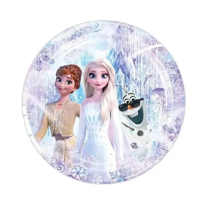 Snow Queen Small Paper Plates 18cm (7") 10pcs - Party Owls