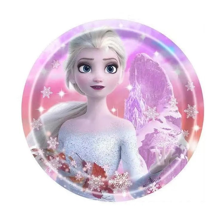 Snow Queen Small Paper Plates 18cm (7") 10pcs - Party Owls