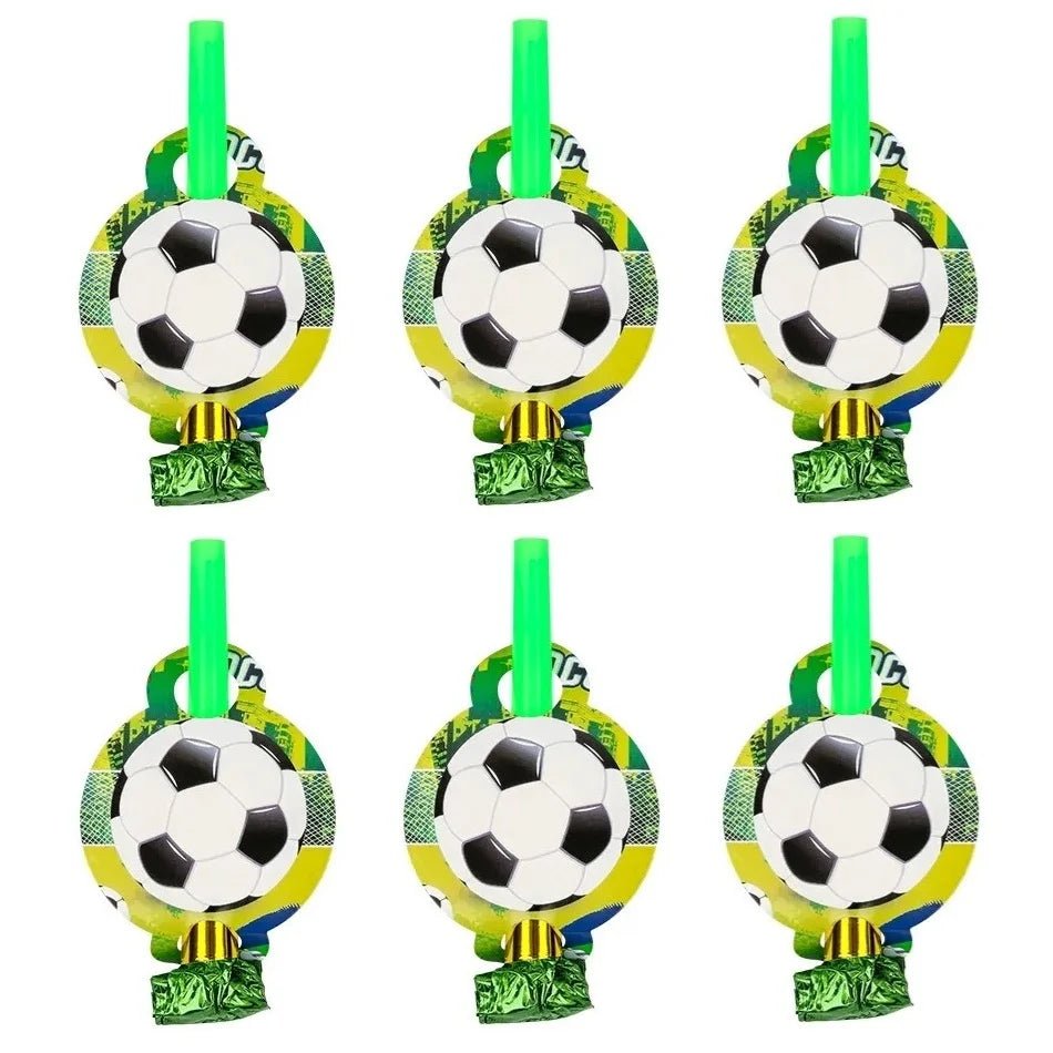 Soccer Blowouts 6pcs Party Favours - Party Owls