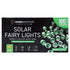Solar 100 Green LED Fairy Lights 7.5M Total Length - Party Owls