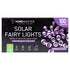 Solar 100 Purple LED Fairy Lights 7.5M Total Length - Party Owls