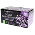Solar 100 Purple LED Fairy Lights 7.5M Total Length - Party Owls
