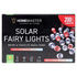 Solar 200 Cool White & Red LED Fairy Lights 13.5M Total Length - Party Owls