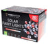 Solar 200 Cool White & Red LED Fairy Lights 13.5M Total Length - Party Owls