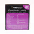 Solar 200 Purple LED Fairy Lights 13.5M Total Length - Party Owls