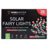 Solar 200 Red & Green LED Fairy Lights 13.5M Total Length - Party Owls