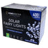 Solar 400 Cool White LED Fairy Lights 25.5M Total Length - Party Owls
