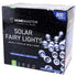 Solar 800 Cool White LED Fairy Lights 48M Lit Length - Party Owls