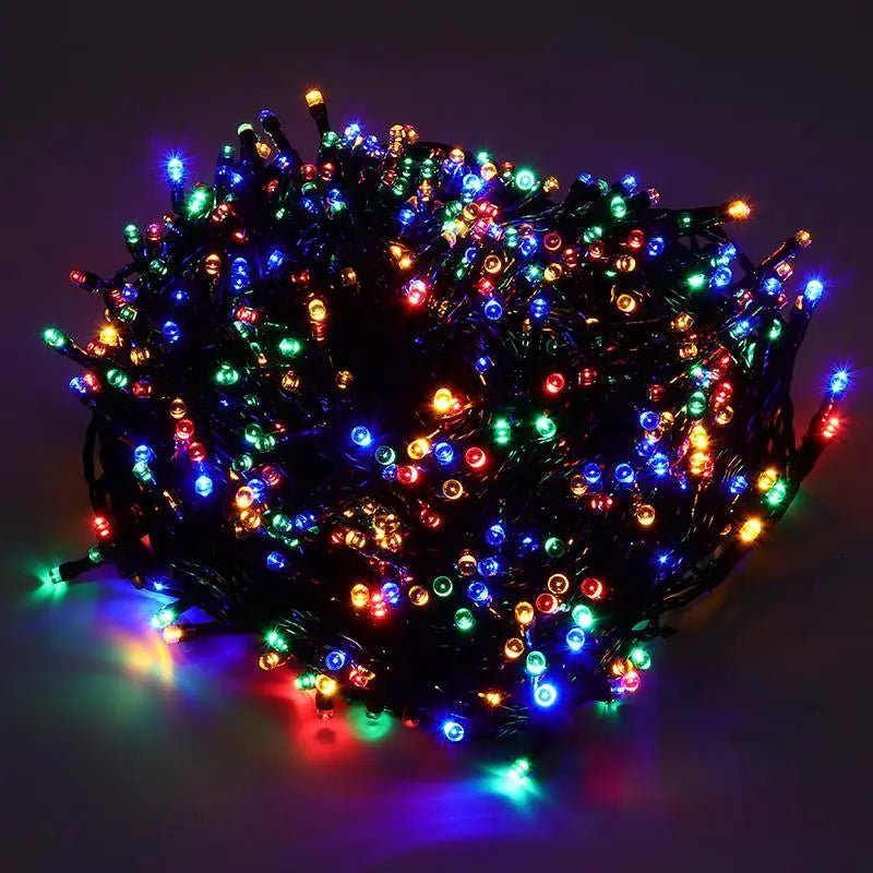 Solar 800 Multicolour LED Fairy Lights 48M Lit Length - Party Owls