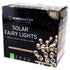 Solar 800 Warm White LED Fairy Lights 48M Lit Length - Party Owls