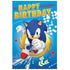 Sonic The Hedgehog Birthday Card 11.5cm x 18cm With Blue Envelope - Party Owls