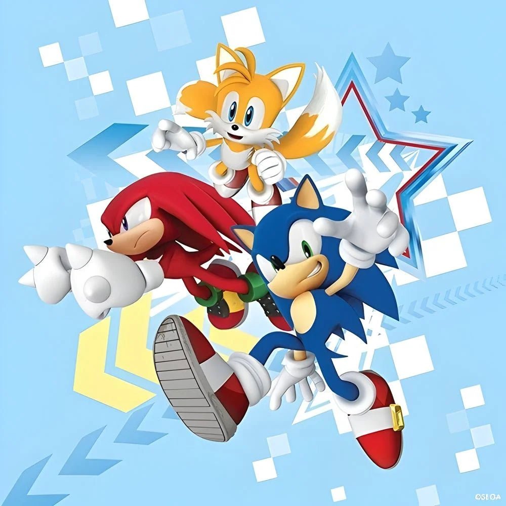 Sonic The Hedgehog Lunch Napkins 20pcs Serviettes - Party Owls