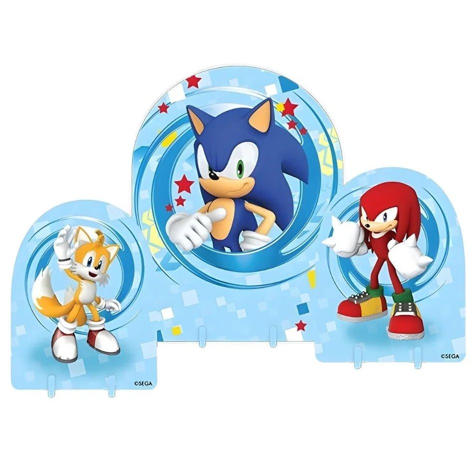 Sonic The Hedgehog Table Decoration Kit 3pcs - Party Owls