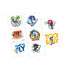 Sonic The Hedgehog Temporary Tattoos 8pcs - Party Owls