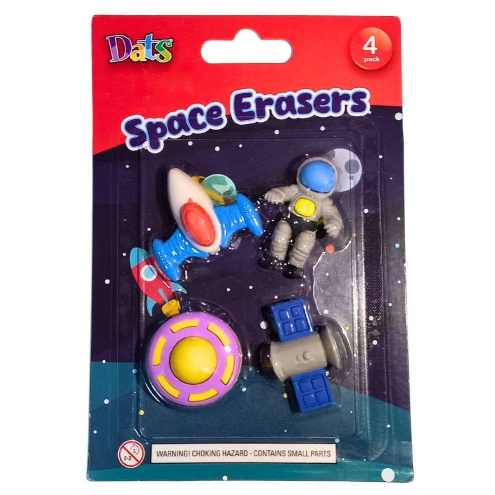 Space Erasers 4pcs - Party Owls