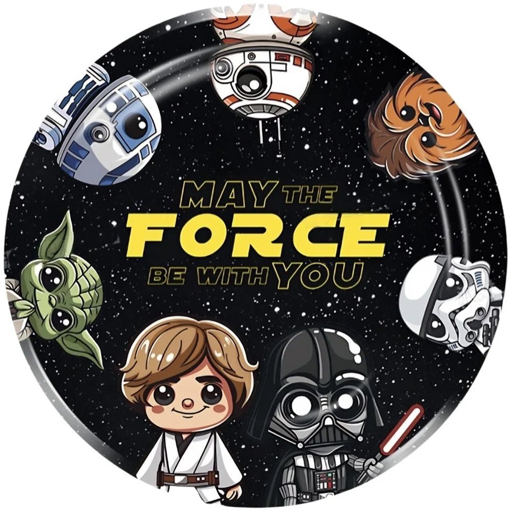 Space Wars Large Paper Plates 23cm (9") 10pcs - Party Owls