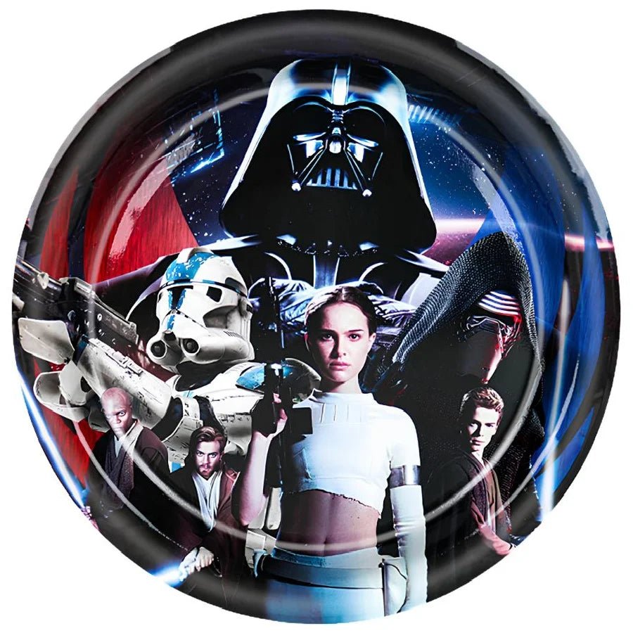 Space Wars Large Paper Plates 23cm (9") 10pcs - Party Owls