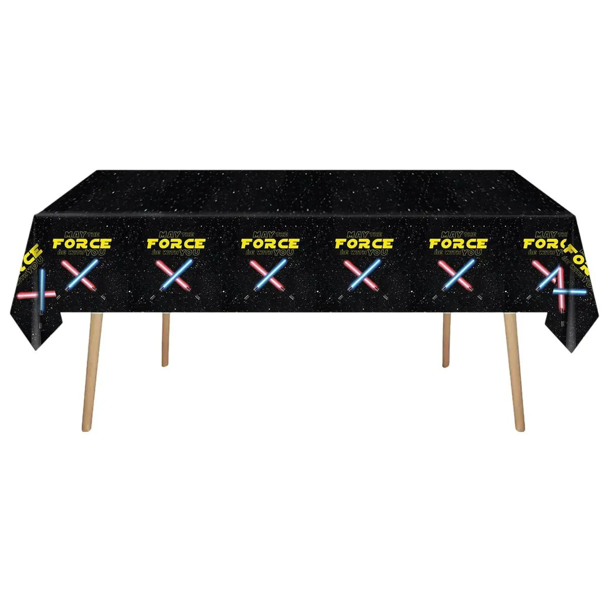 Space Wars Plastic Table Cover 180cm x 108cm - Party Owls