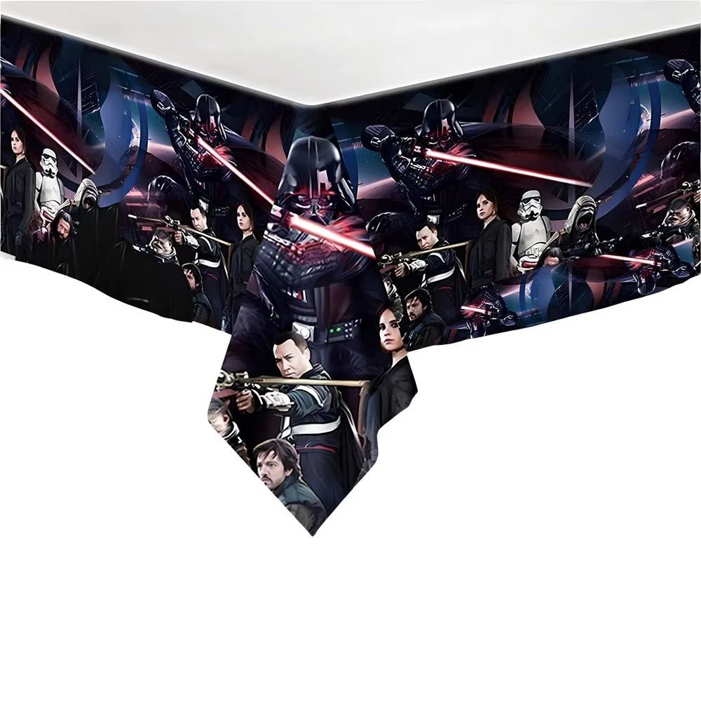 Space Wars Plastic Table Cover 180cm x 108cm - Party Owls