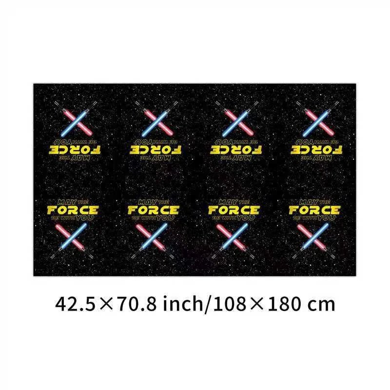 Space Wars Plastic Table Cover 180cm x 108cm - Party Owls