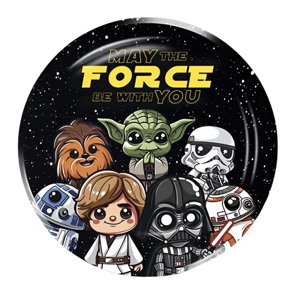 Space Wars Small Paper Plates 18cm (7") 10pcs - Party Owls