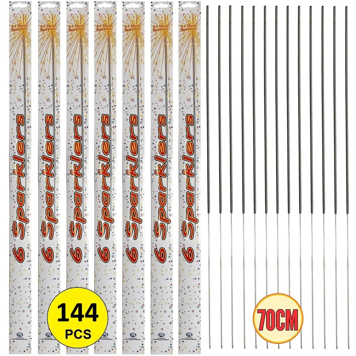 Sparklers 70cm 144pcs Wedding Birthday Party Activities - Party Owls