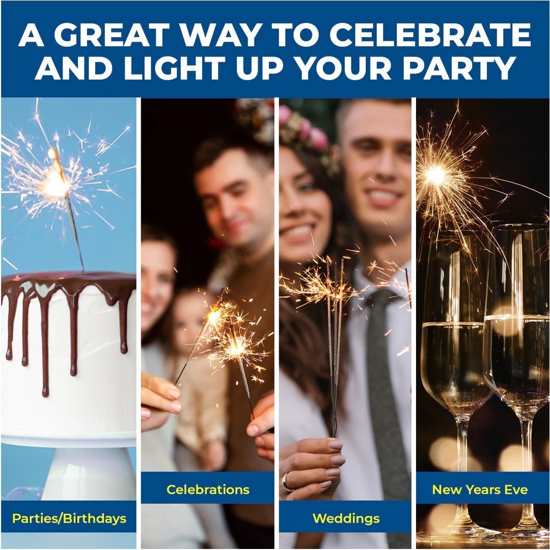 Sparklers 70cm 24pk Birthday Party Activities - Party Owls