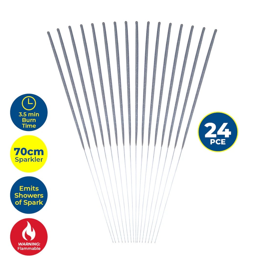 Sparklers 70cm 24pk Birthday Party Activities - Party Owls
