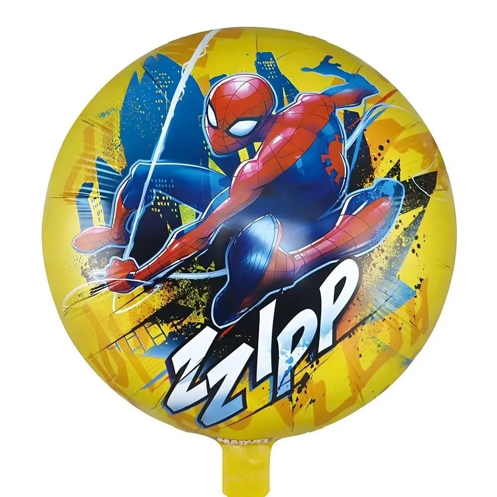 Spider Hero Foil Balloon 45cm (18") Round - Party Owls