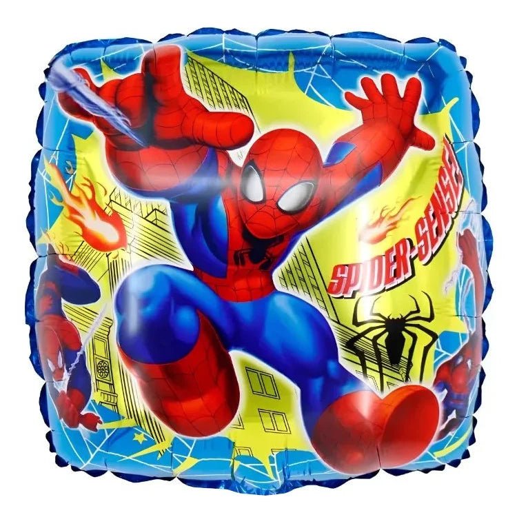 Spider Hero Foil Balloon 45cm (18") Square - Party Owls