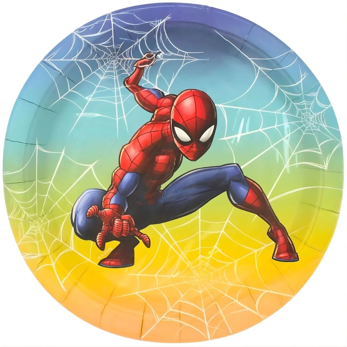 Spider - Man Large Paper Plates 23cm (9") 8pcs - Party Owls