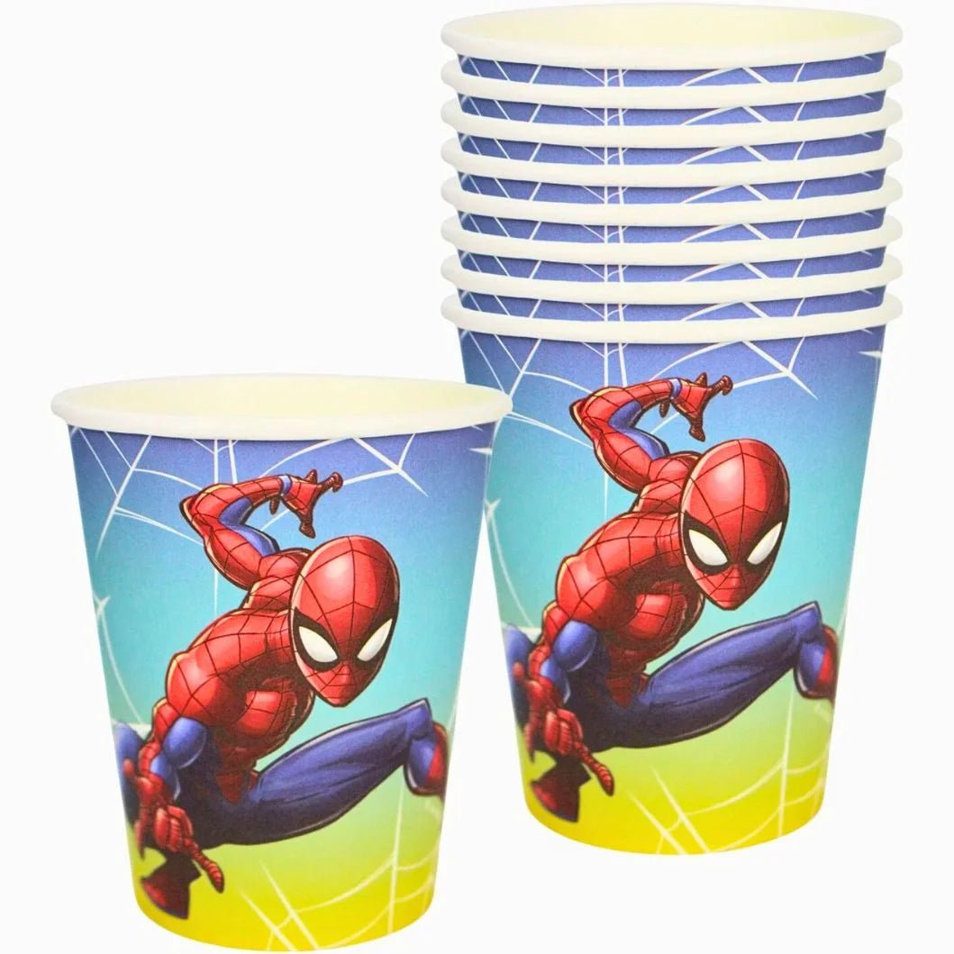 Spider - Man Paper Cups 8pcs - Party Owls