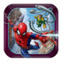 Spider - Man Small Paper Plates 17cm (7") 8pcs Square - Party Owls