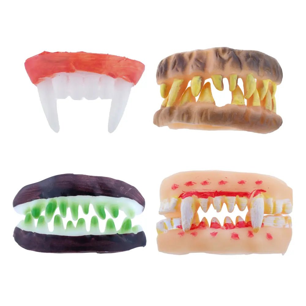 Spooky Fake Teeth 1pc (4 Assorted Designs) Halloween - Party Owls