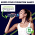 Sports Drink Bottle With Clipped Handle 770ml Leak Proof Design - Party Owls