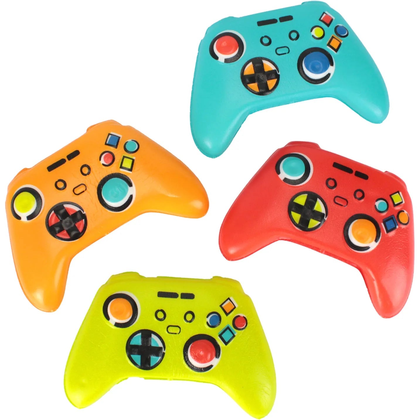 Squishy Game Controller Toys 4pk Party Favours - Party Owls