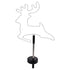 Stake Light Solar Silhouette Reindeer 18 LED 22x22x70cm Warm White 1 Function - Party Owls
