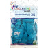 Standard Teal Latex Balloons 30cm (12") 25pk - Party Owls